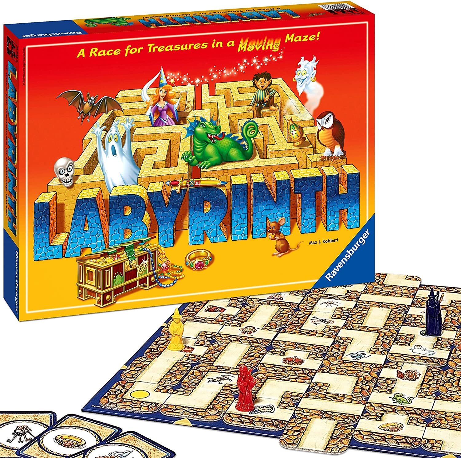 Ravensburger Harry Potter Labyrinth Family Board Game for Kids & Adults Age  7 & Up - So Easy to Learn & Play with Great Replay Value