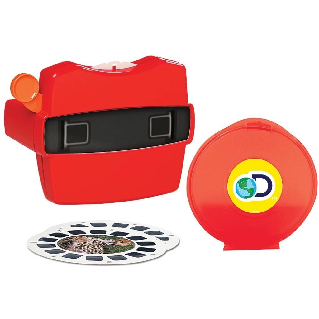 2 Pack View Master Classic 3D Adventures Discovery Boxed Set & Marine Life Refill Gift Set Bundle with Bonus Mattys Toy Stop Storage Bag 