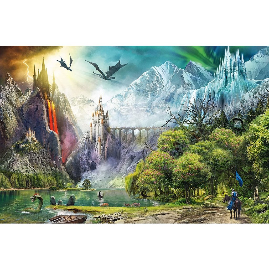 RAVENSBURGER USA REIGN OF DRAGONS 3000 PIECE PUZZLE