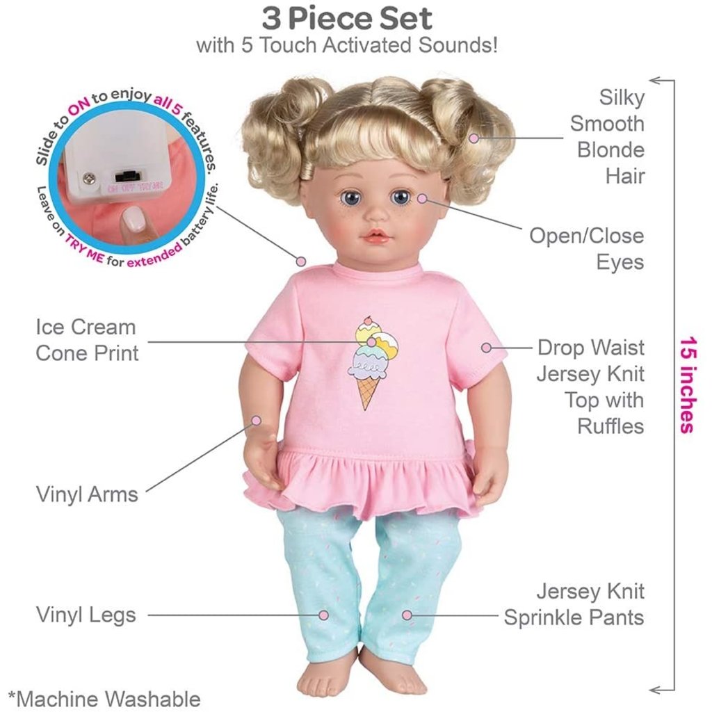 ADORA CUDDLE & COO INTERACTIVE TALKING DOLL