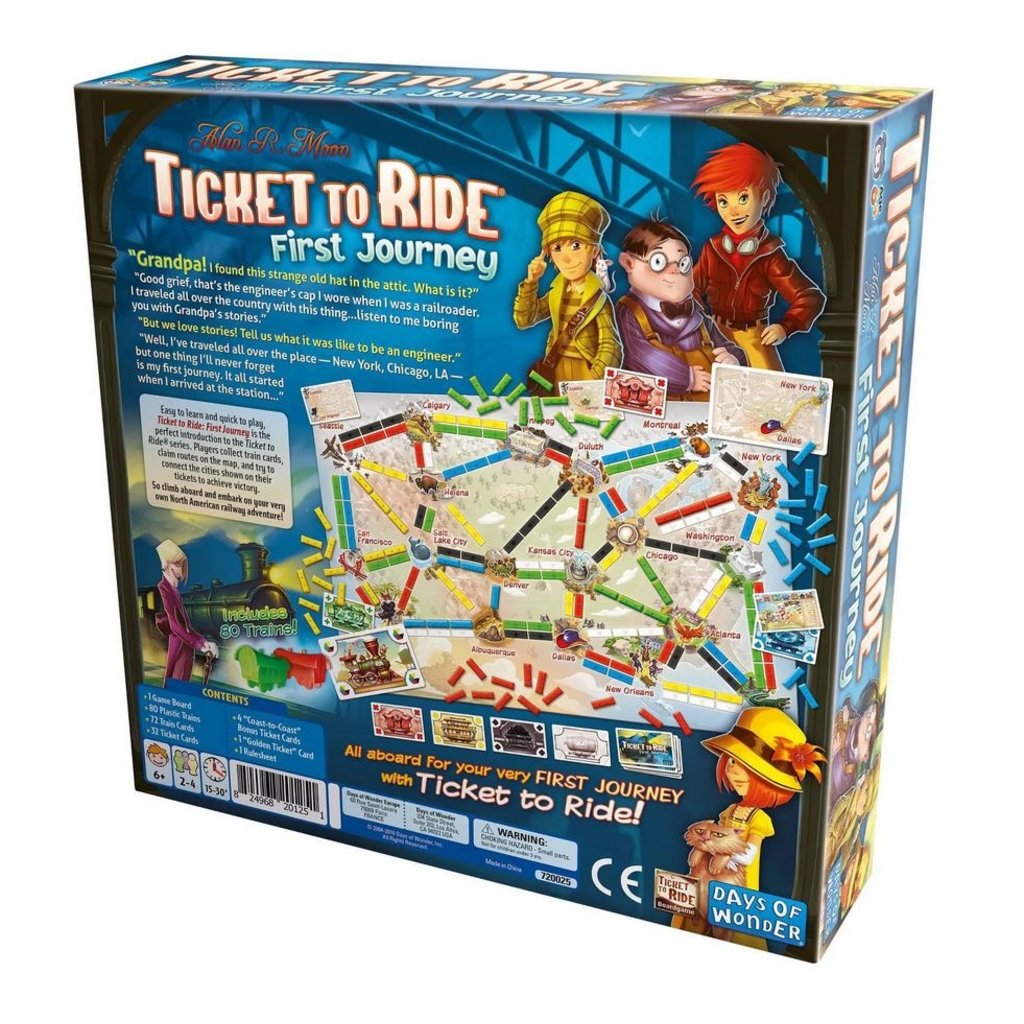 ASMODEE TICKET TO RIDE:  FIRST JOURNEY