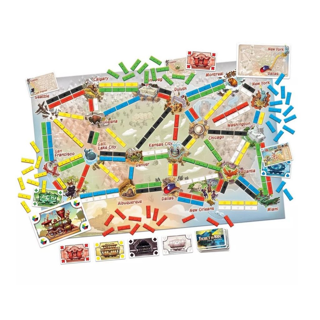 ASMODEE TICKET TO RIDE:  FIRST JOURNEY