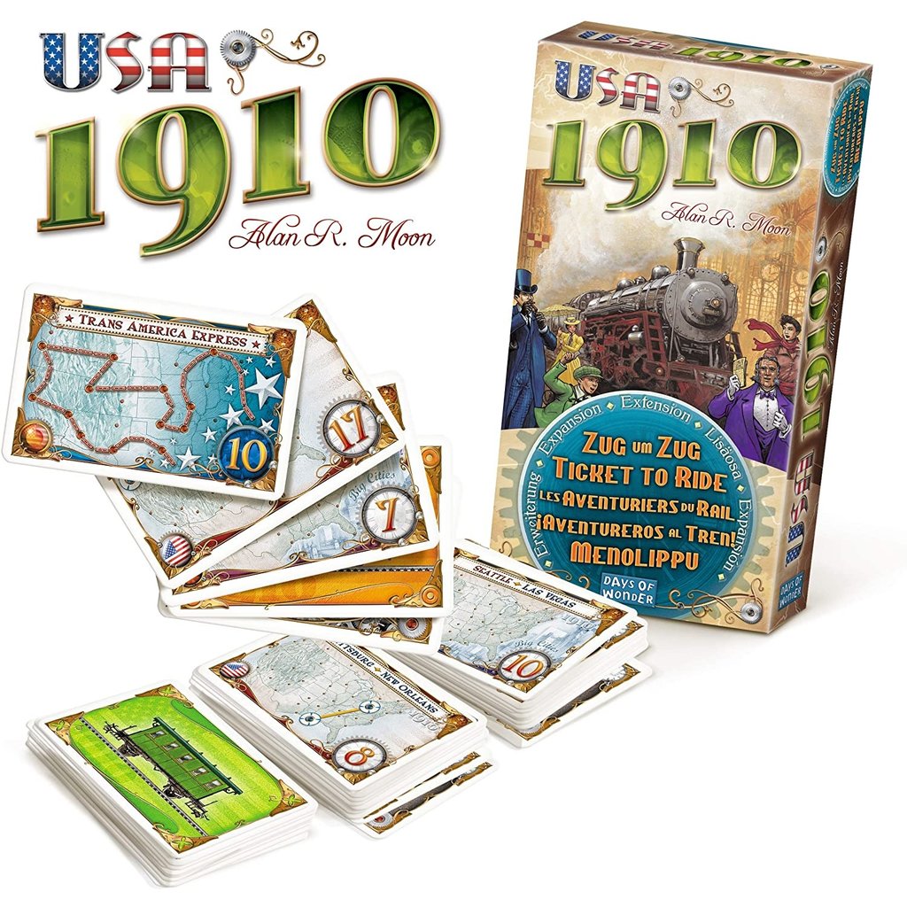 TICKET TO RIDE USA 1910 EXPANSION