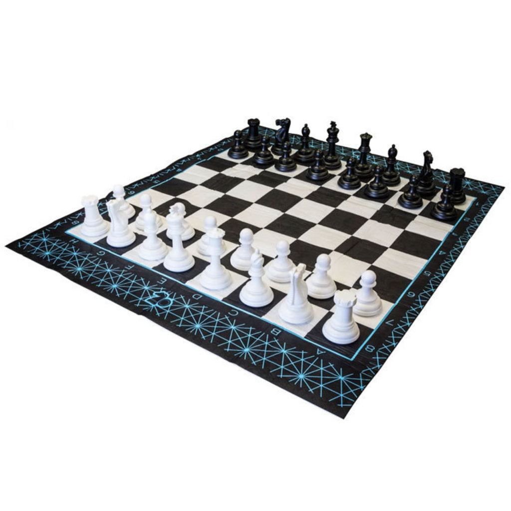 B4 ADVENTURE JUMBO GAME SET CHESS / CHECKERS**