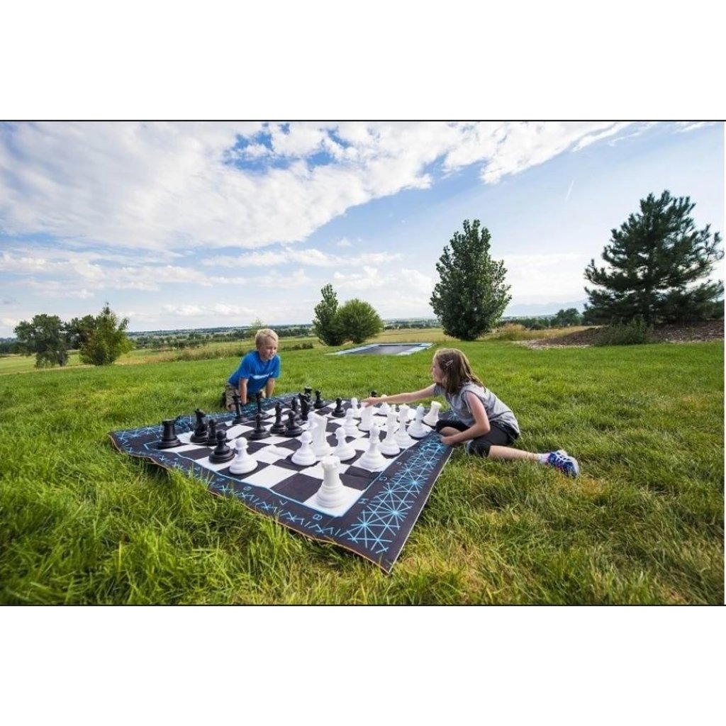 B4 ADVENTURE JUMBO GAME SET CHESS / CHECKERS**