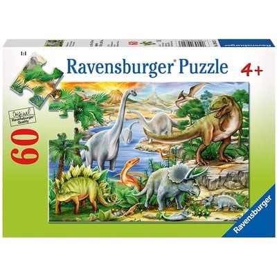 RAVENSBURGER USA PREHISTORIC LIFE 60 PIECE PUZZLE