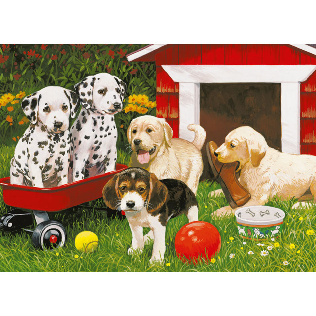 RAVENSBURGER USA PUPPY PARTY 60 PIECE PUZZLE