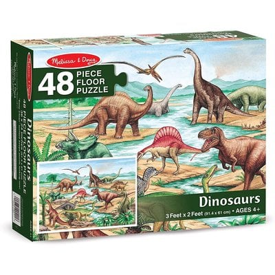 MELISSA AND DOUG DINOSAURS FLOOR PUZZLE (48 PIECE)