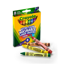 CRAYOLA CRAYOLA CRAYONS 8 LARGE