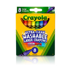 CRAYOLA CRAYOLA CRAYONS 8 LARGE