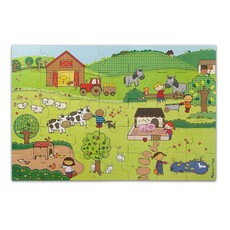 MELISSA AND DOUG ON THE FARM 35 PIECE FLOOR PUZZLE