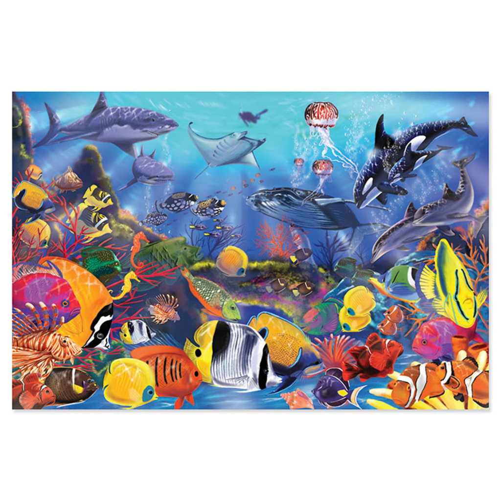 MELISSA AND DOUG UNDERWATER 48 PIECE FLOOR PUZZLE