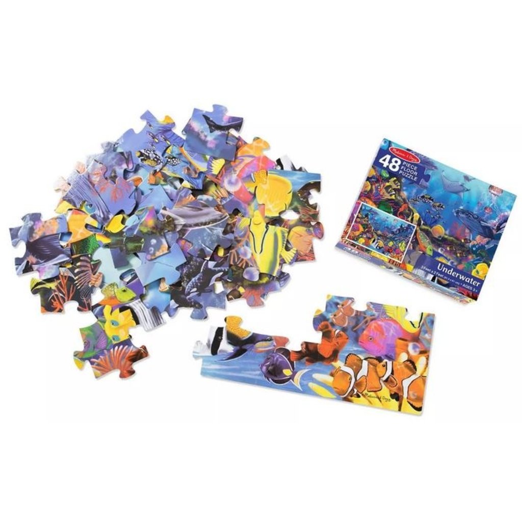 MELISSA AND DOUG UNDERWATER 48 PIECE FLOOR PUZZLE