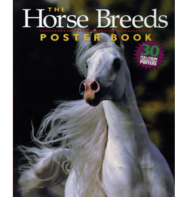 WORKMAN PUBLISHING HORSE BREEDS POSTER BOOK PB LANGRISH
