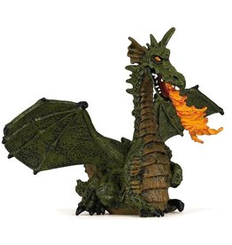 PAPO GREEN WINGED DRAGON WITH FLAME