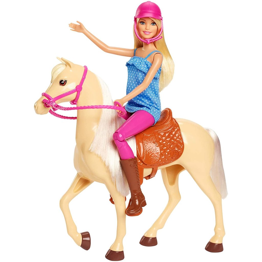 BARBIE BARBIE DOLL AND HORSE