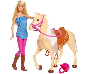 BARBIE DOLL AND HORSE THE TOY STORE