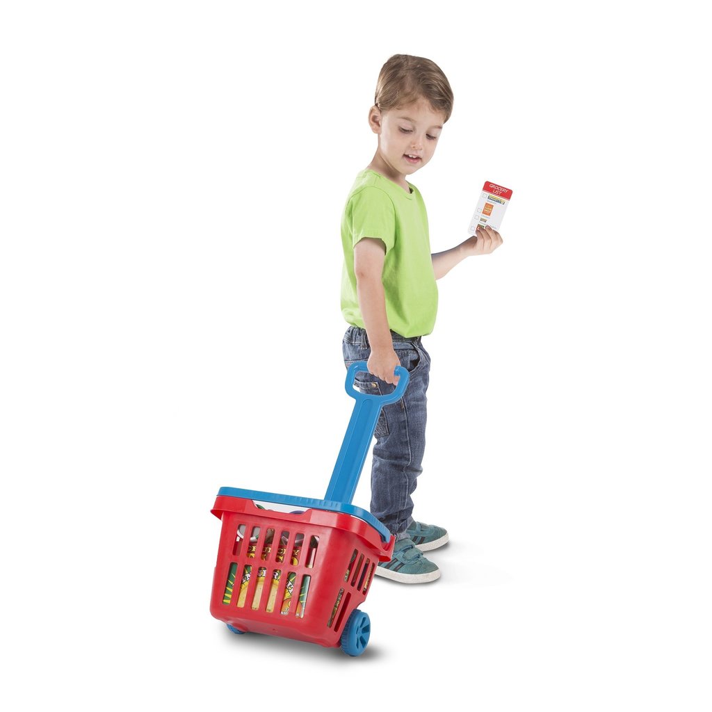 MELISSA AND DOUG FILL & ROLL GROCERY BASKET