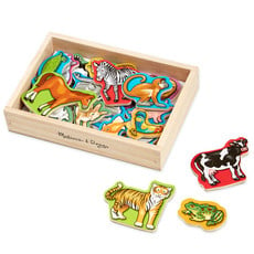 MELISSA AND DOUG WOODEN ANIMAL MAGNETS