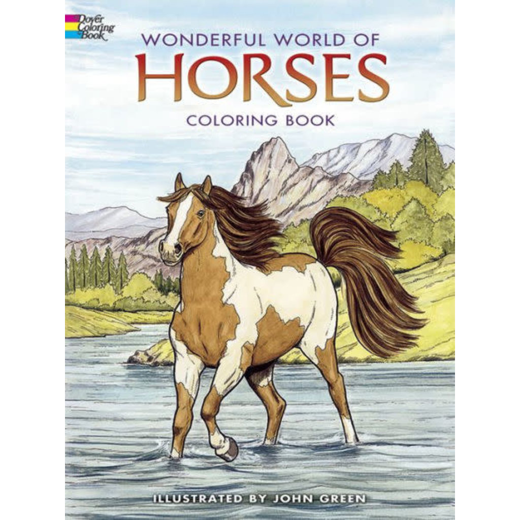 Download Animal Coloring Books Wonderful World Of Horses The Toy Store