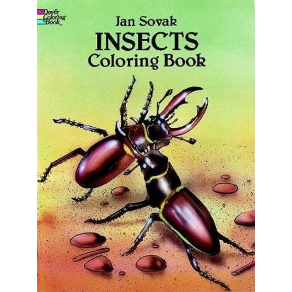 DOVER PUBLICATIONS ANIMAL COLORING BOOKS INSECTS