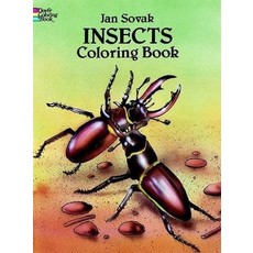 DOVER PUBLICATIONS ANIMAL COLORING BOOKS INSECTS