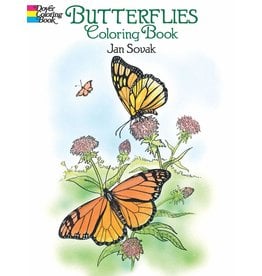 DOVER PUBLICATIONS ANIMAL COLORING BOOKS BUTTERFLIES