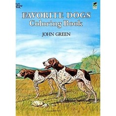 DOVER PUBLICATIONS ANIMAL COLORING BOOKS FAVORITE DOGS