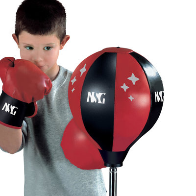 NATIONAL SPORTING GOODS FREE STANDING BOXING SET*
