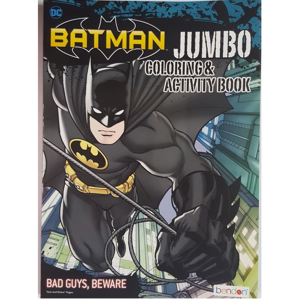 HERO INSPIRED COLORING BOOKS BATMAN - THE TOY STORE