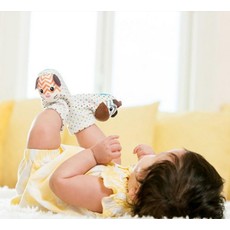 INFANTINO FOOT RATTLES ZEBRA & TIGER*