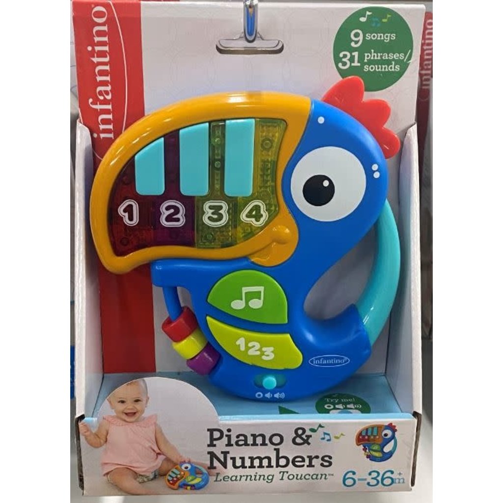 INFANTINO PIANO & NUMBERS LEARNING TOUCAN