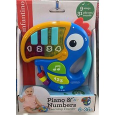 INFANTINO PIANO & NUMBERS LEARNING TOUCAN