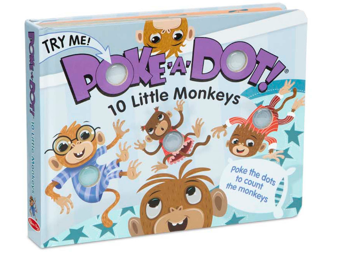 POKE-A-DOT! 10 LITTLE MONKEYS
