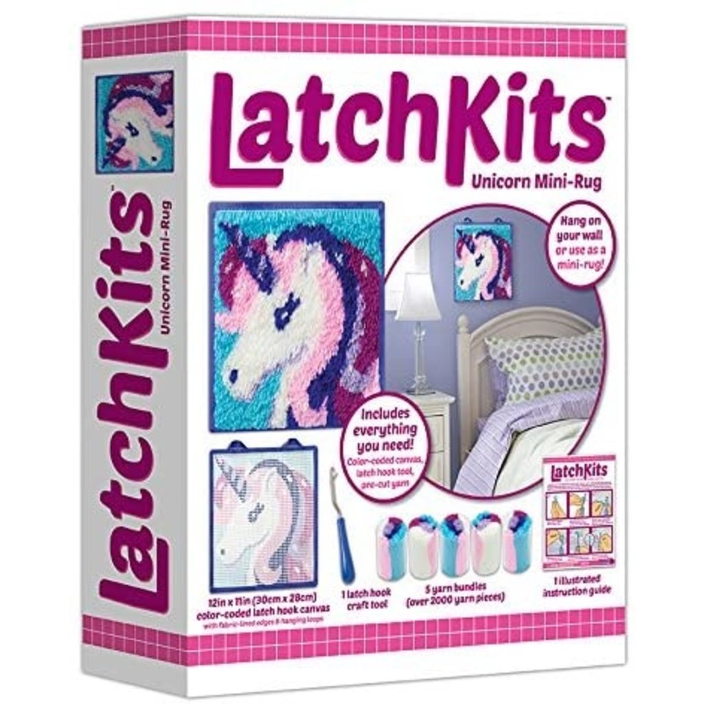 LatchKits® Smiling Rainbow Latch Hook Kit - The Toy Box Hanover