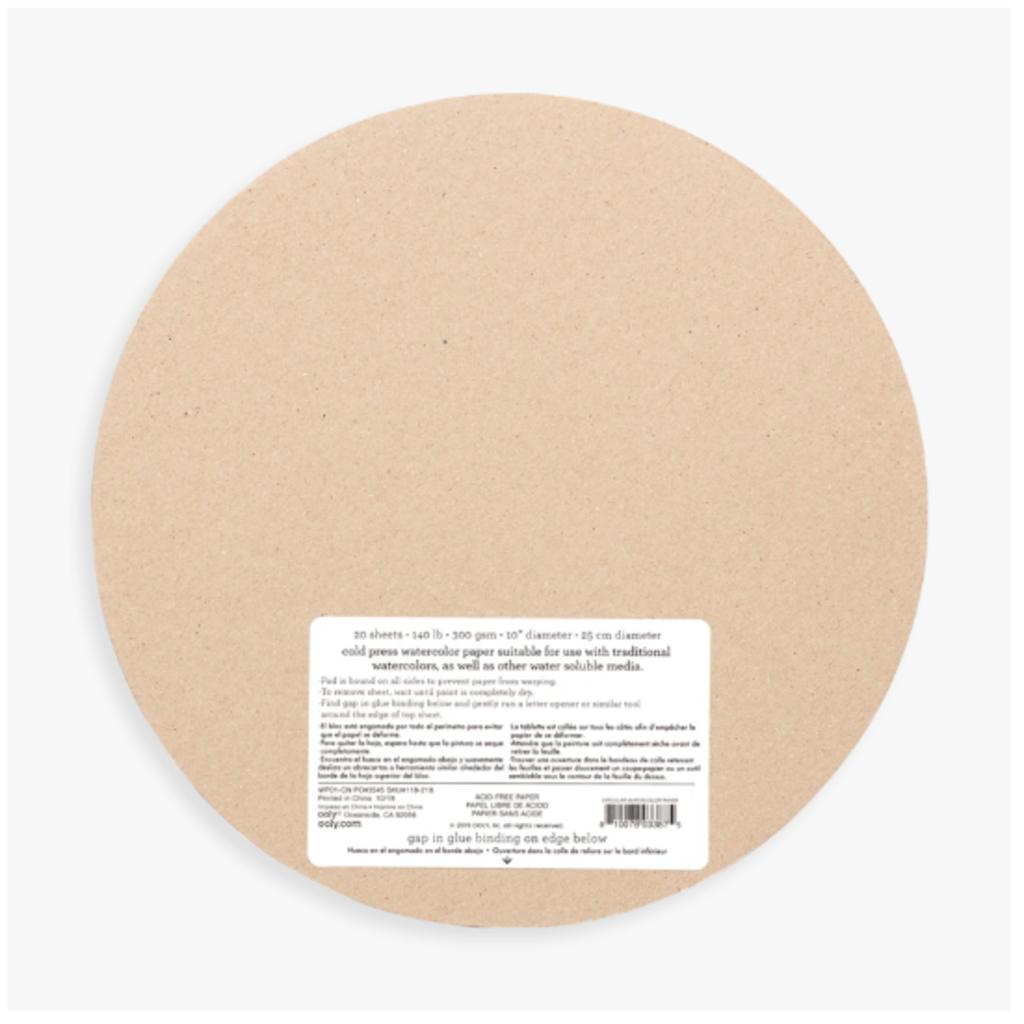 OOLY CHROMA BLENDS CIRCULAR WATERCOLOR PAD*