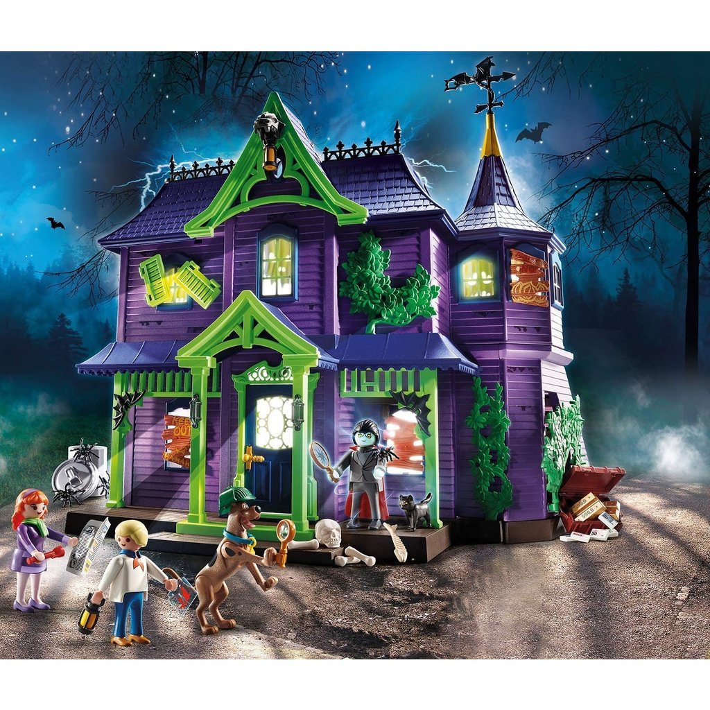 PLAYMOBIL SCOOBY DOO ADVENTURE IN THE MYSTERY MANSION