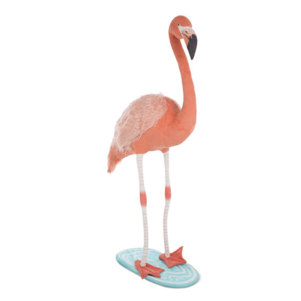 giant plush flamingo