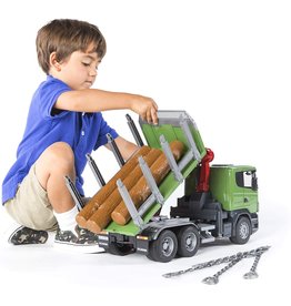 BRUDER TOYS AMERICA MACK GRANITE TIMBER TRUCK