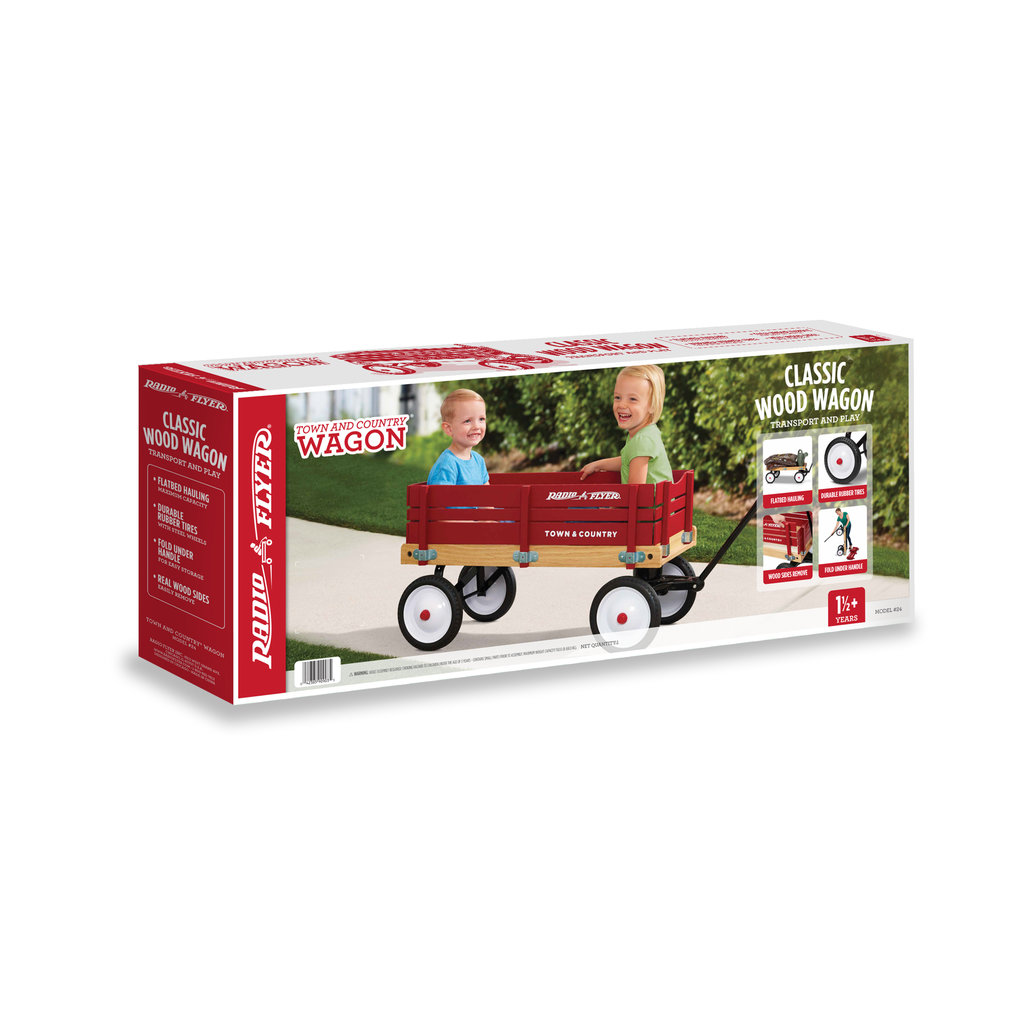 RADIO FLYER TOWN AND COUNTRY WOOD WAGON