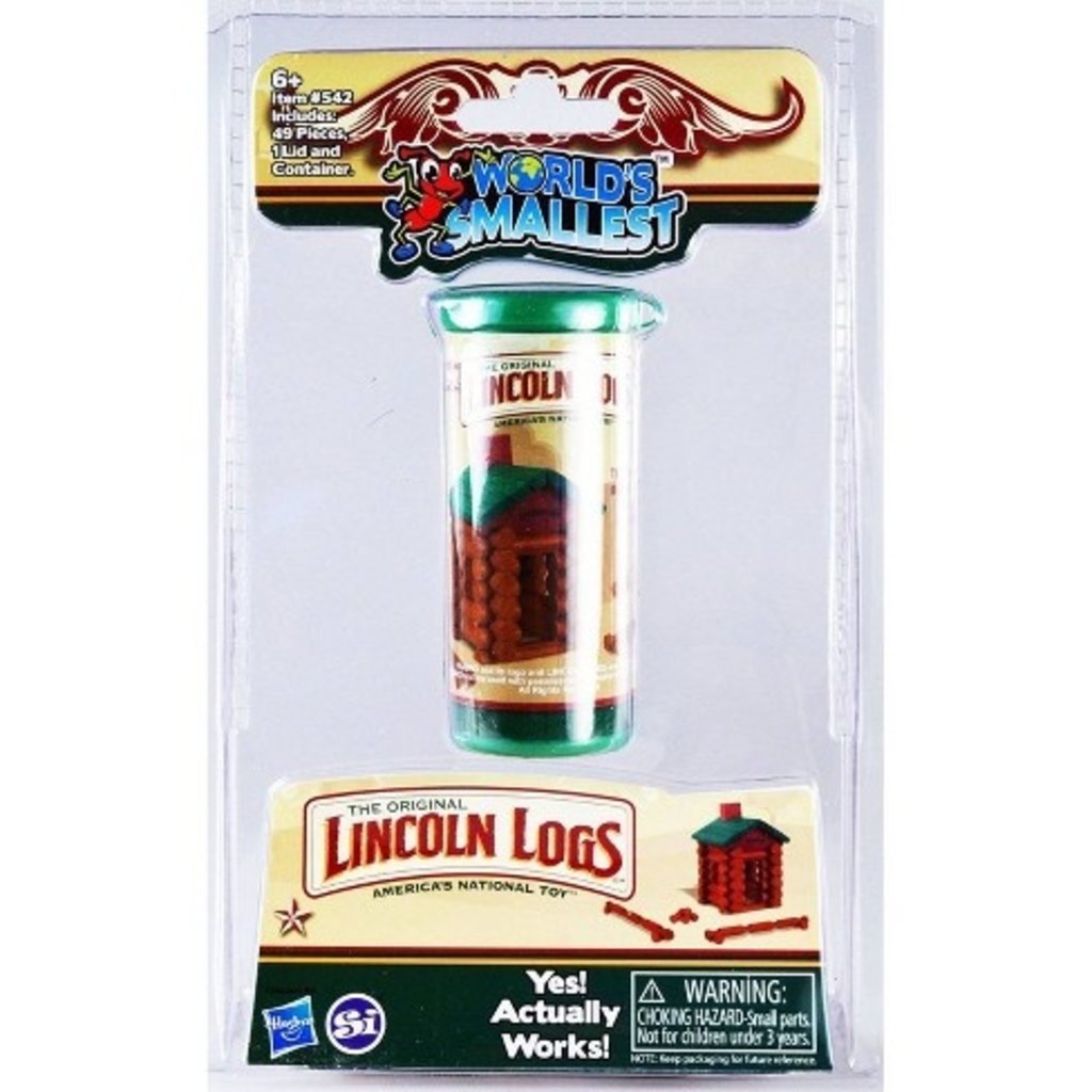 WORLDS SMALLEST LINCOLN LOGS