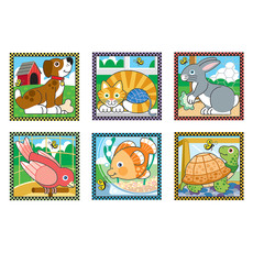 MELISSA AND DOUG PETS CUBE PUZZLE*