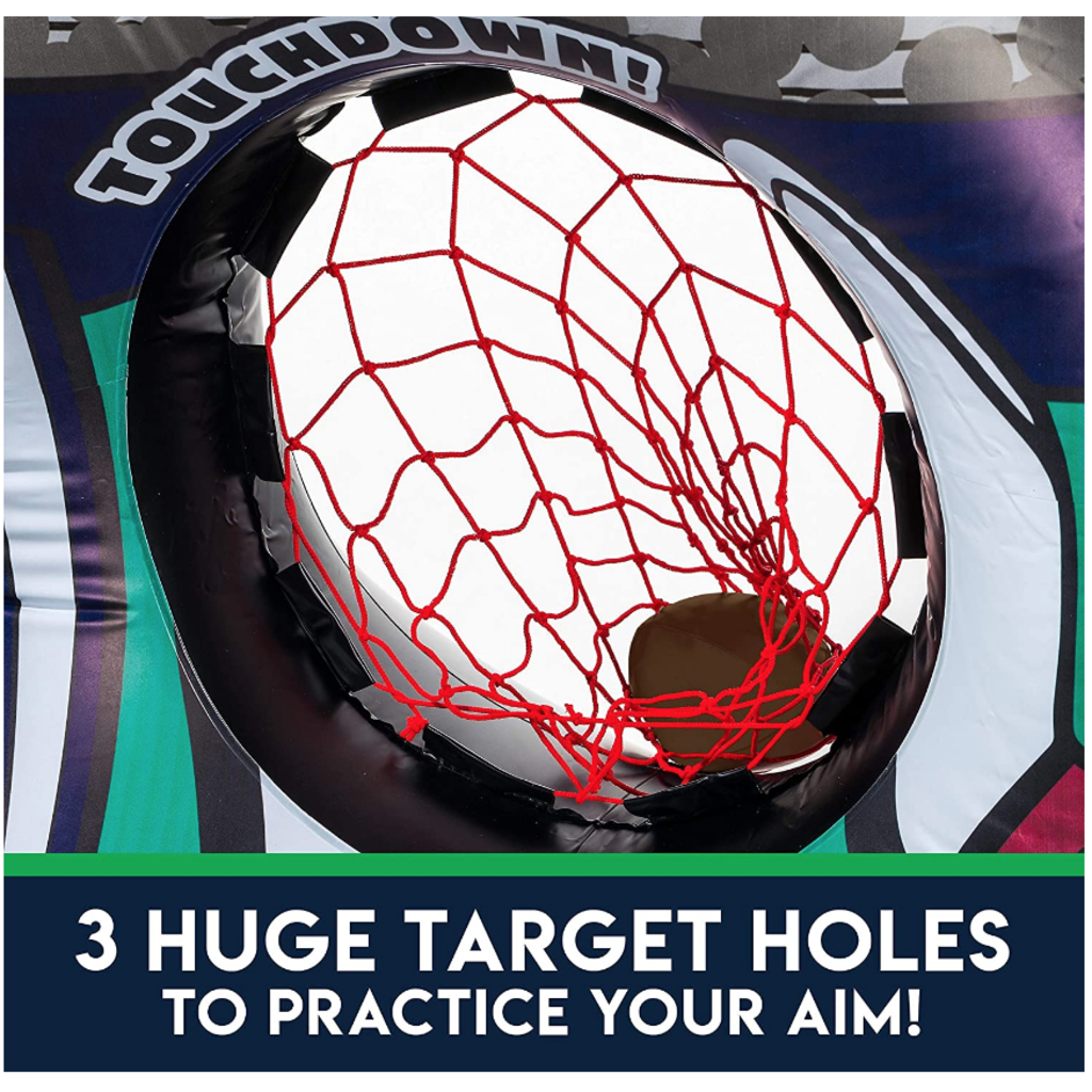 FRANKLIN INFLATABLE 3-HOLE FOOTBALL TARGET