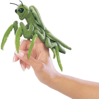 FOLKMANIS INC MINI PRAYING MANTIS FINGER PUPPET