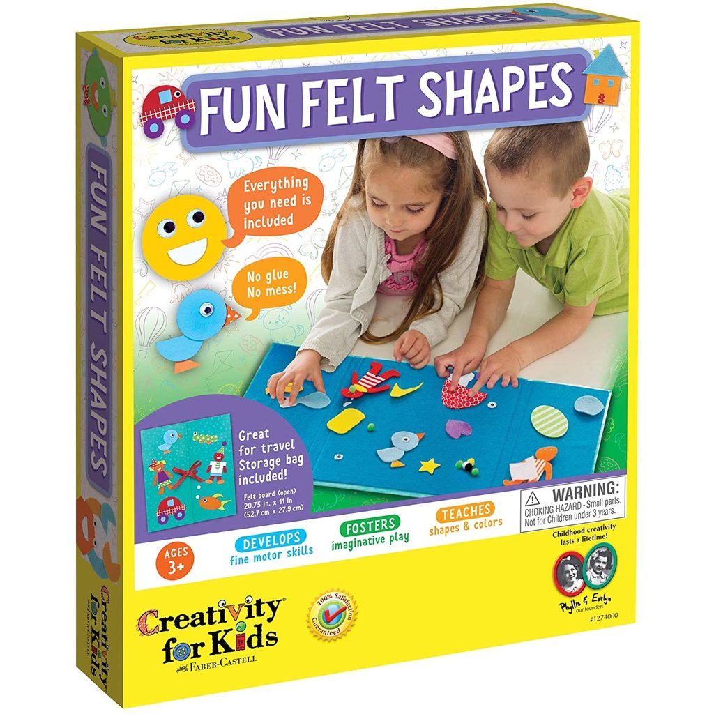 CREATIVITY FOR KIDS MY FIRST FUN FELT SHAPES*