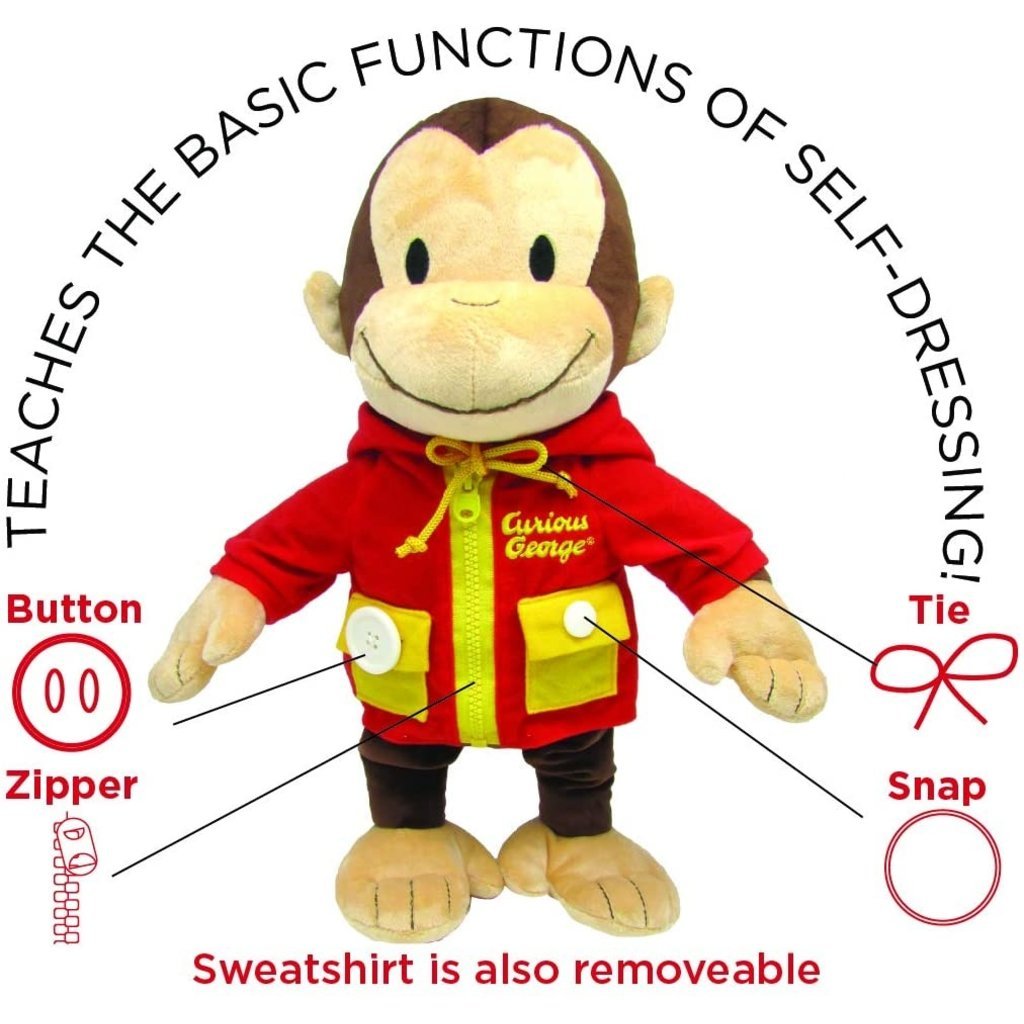 KIDS PREFERRED CURIOUS GEORGE LEARN TO DRESS