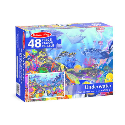 MELISSA AND DOUG UNDERWATER 48 PIECE FLOOR PUZZLE