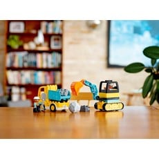 LEGO TRUCK & TRACKED EXCAVATOR DUPLO