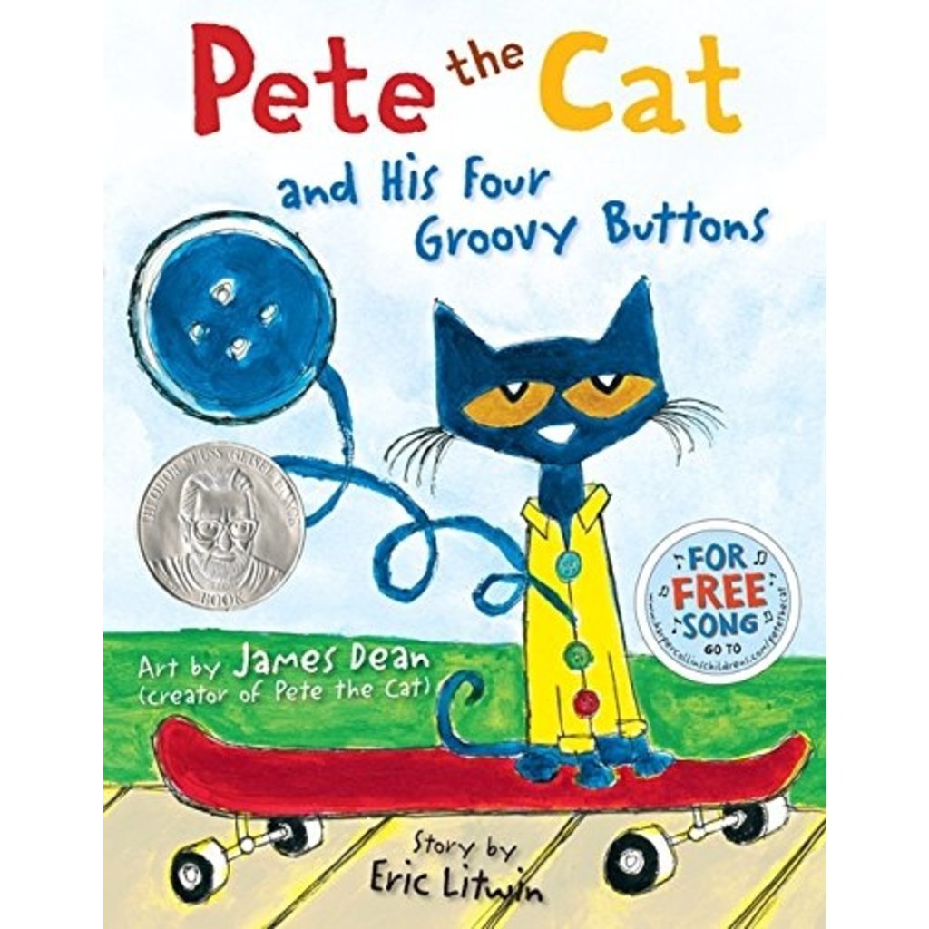 HARPERCOLLINS PUBLISHING PETE THE CAT AND HIS FOUR GROOVY BUTTONS