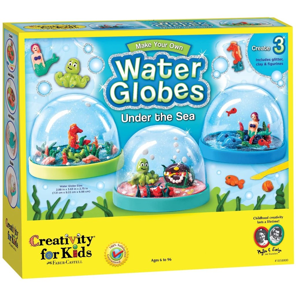 CREATIVITY FOR KIDS MAKE YOUR OWN WATER GLOBES UNDER THE SEA
